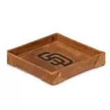 Leather Valet Tray - San Diego Padres
