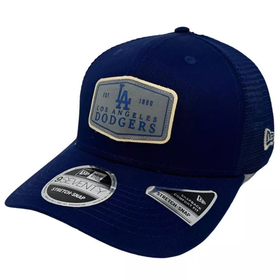 Los Angeles Dodgers Snapback New Era 9Seventy Labeled Stretch-Snap Cap Hat Blue
