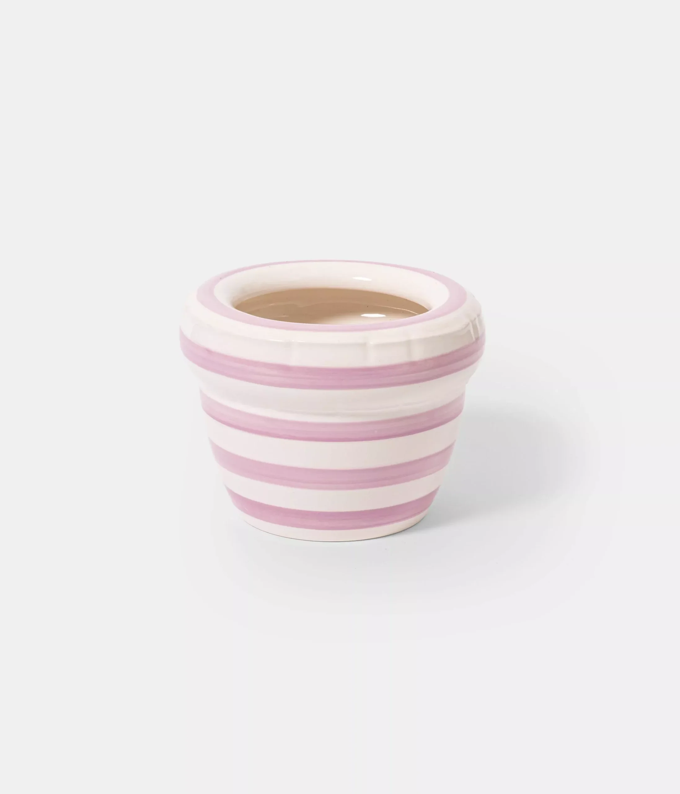 ‘LOUIS’ STRIPED SMALL PLANTER – LAVENDER