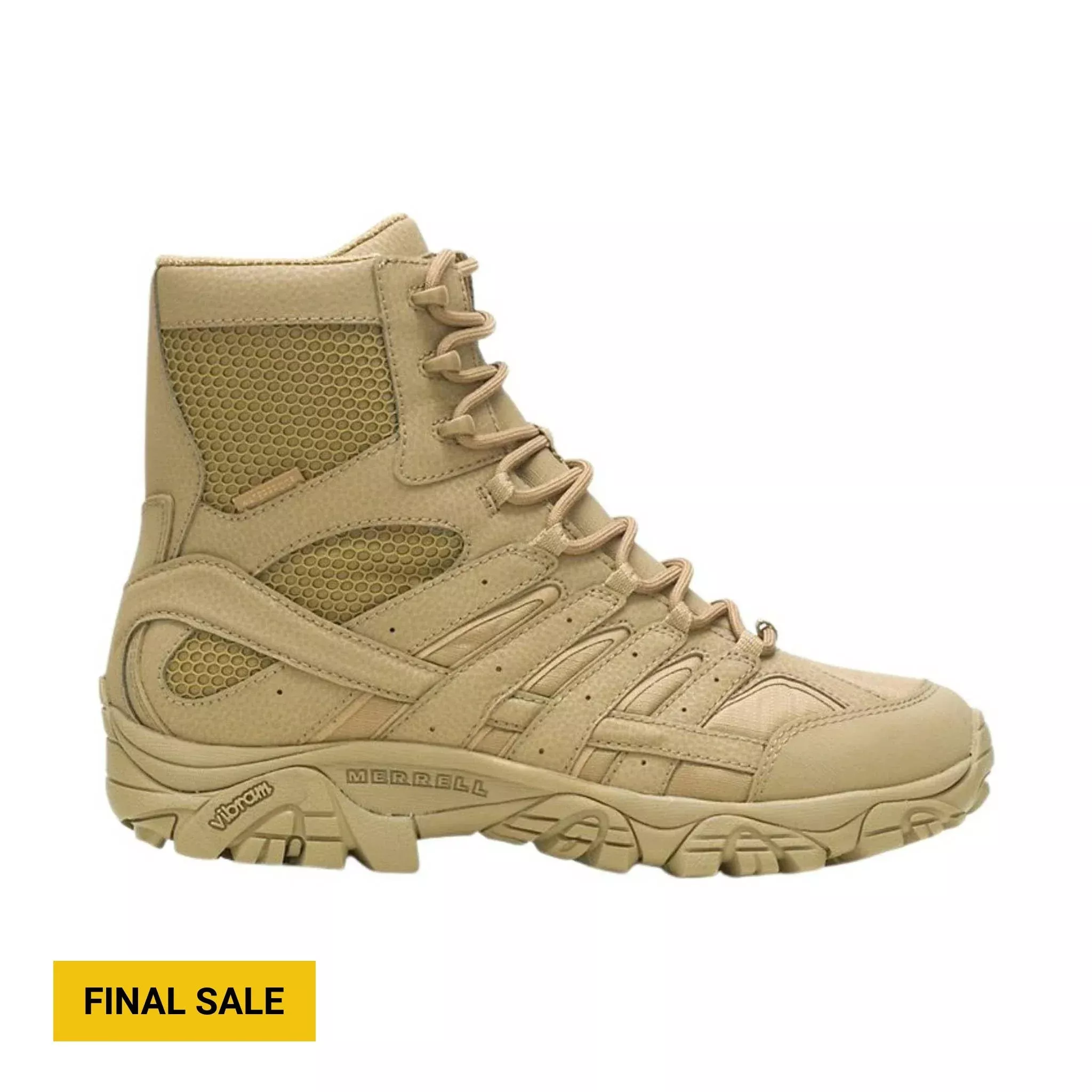 Merrell Men’s Moab 2 8 Inch Tactical Waterproof Boot – Coyote