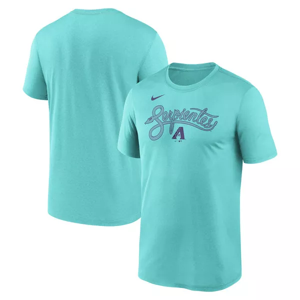 MLB Arizona Diamondbacks Nike City Connect Script Legend T-Shirt - Teal