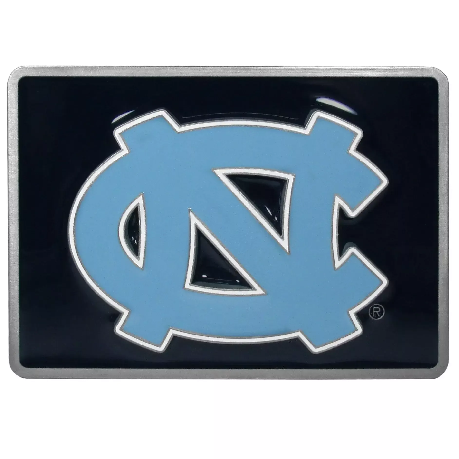 N. Carolina Tar Heels Hitch Cover Class II and Class III Metal Plugs