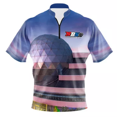 National Bowling Stadium Outside in Color Bowling Jersey - Add a Name
