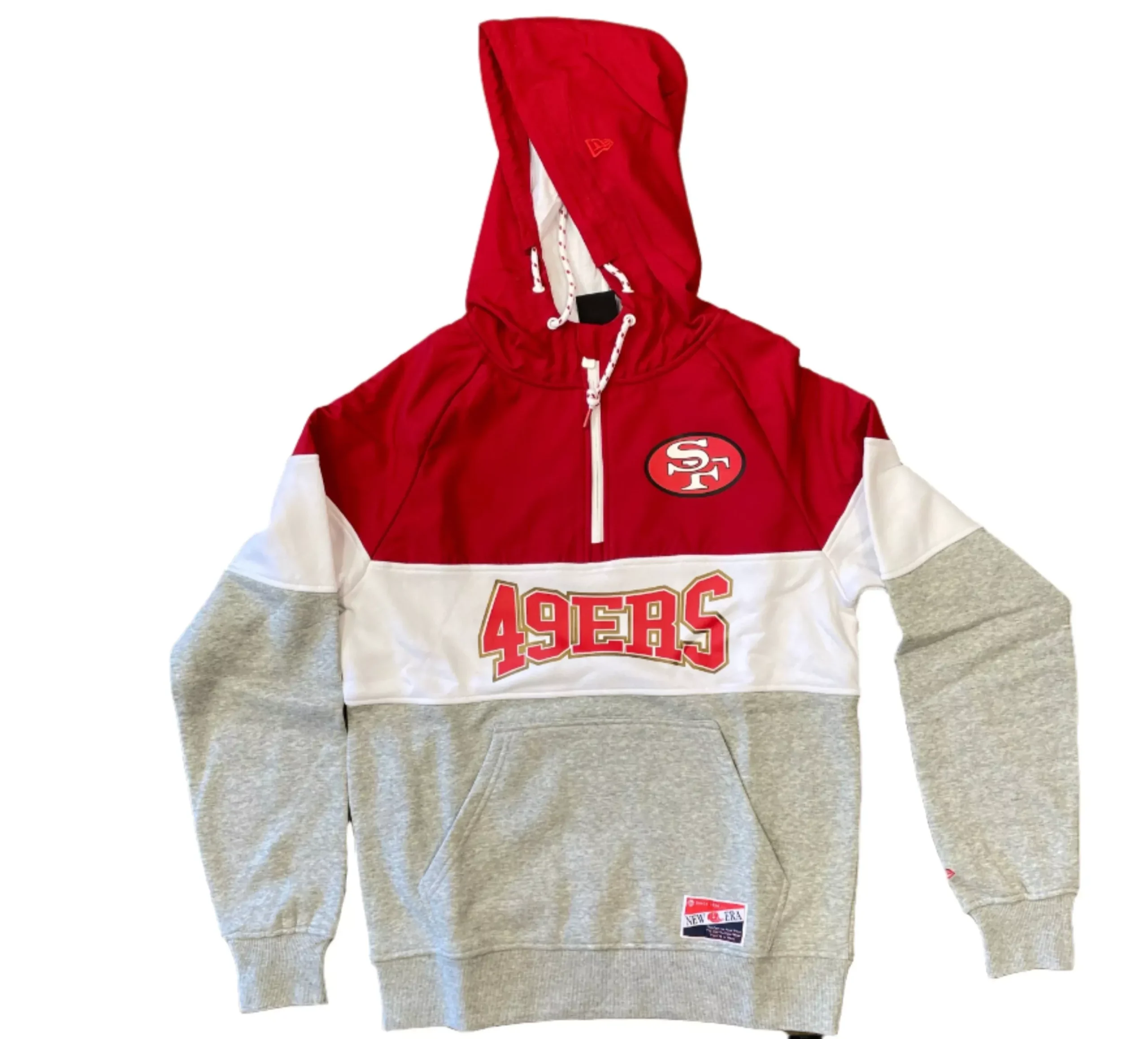 New Era Men’s San Francisco 49ers 1/4 Zip Hoodie