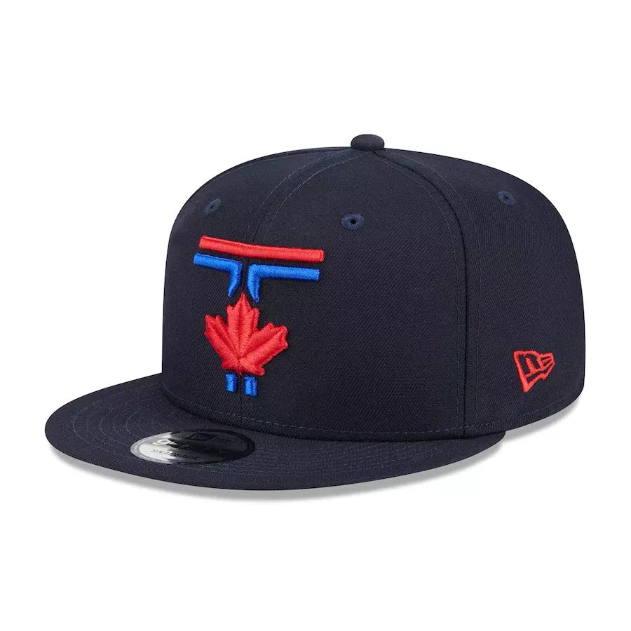 New Era Men’s Toronto Blue Jays City Connect 9FIFTY Snapback Hat 2024 – Navy