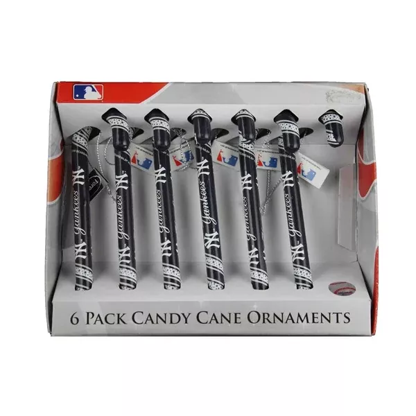 New York Yankees Stars Candy Cane Ornament