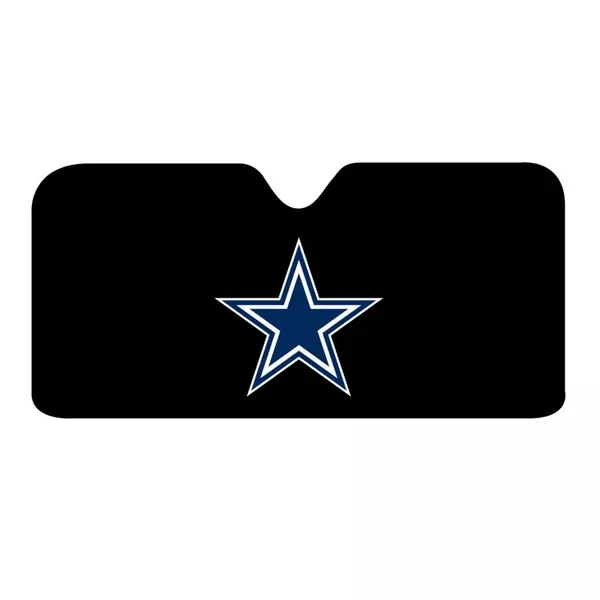 NFL Dallas Cowboys Logo Brands Primary Logo Sunshade – Black