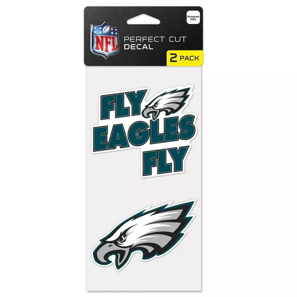 NFL Philadelphia Eagles WinCraft 4″ x 8″ Slogan Decal Pack