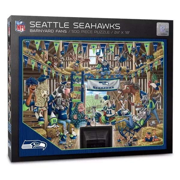 NFL Seattle Seahawks YouTheFan 24″ x 18″ Barnburner 500 Piece Puzzle