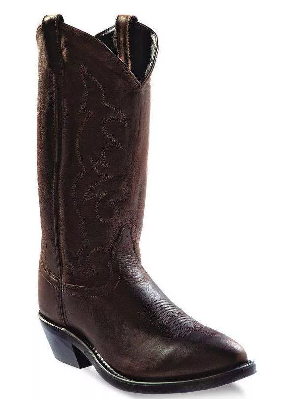 Old West Distressed Mens Cowboy Work Boot