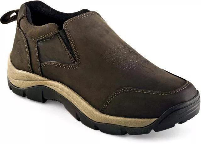 Old West Distressed Mens Round Toe Casual Shoes