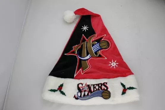 Philadelphia 76ers Two Tone Santa Hat