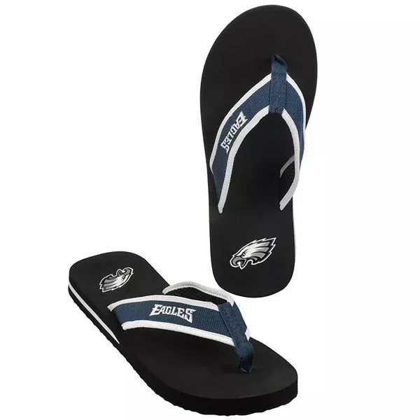 Philadelphia Eagles Contour Flip Flops