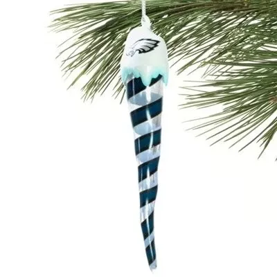 Philadelphia Eagles Light Up Icicle Ornament