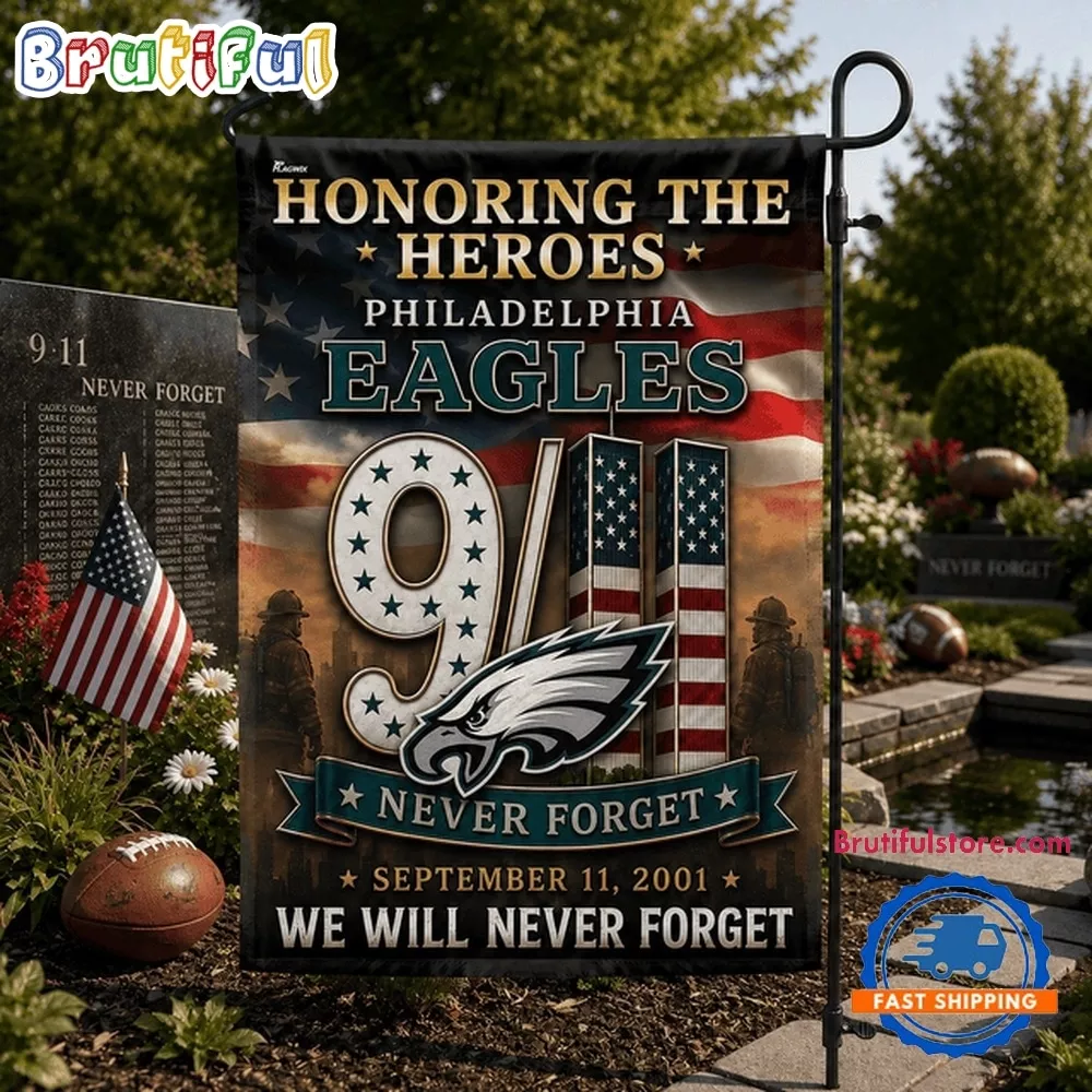 Philadelphia Eagles NFL We Will Never Forget 9 11 Flag
