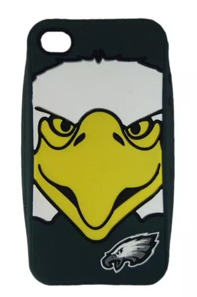Philadelphia Eagles Silicone iPhone 4 Case (Mascot)