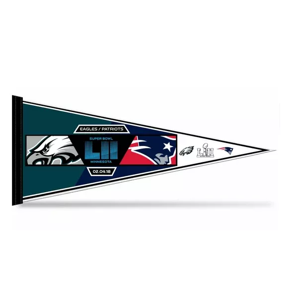 Philadelphia Eagles Super Bowl SB LII Dueling Pennant