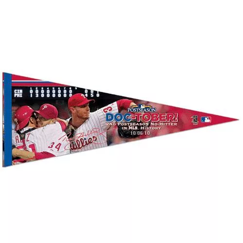 Philadelphia Phillies Halladay No Hit Pennant