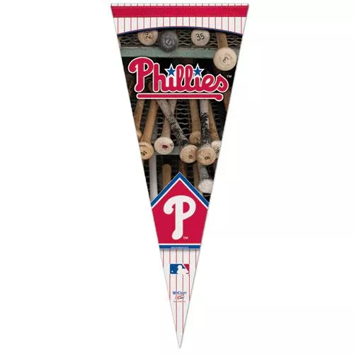 Philadelphia Phillies Roll-Up Bat Pennant