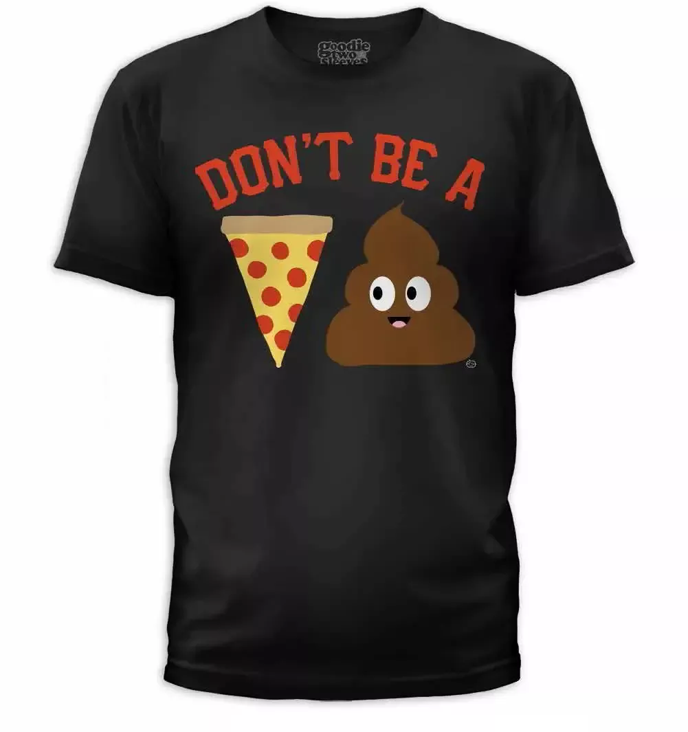 Pizza Poop Mens T-Shirt