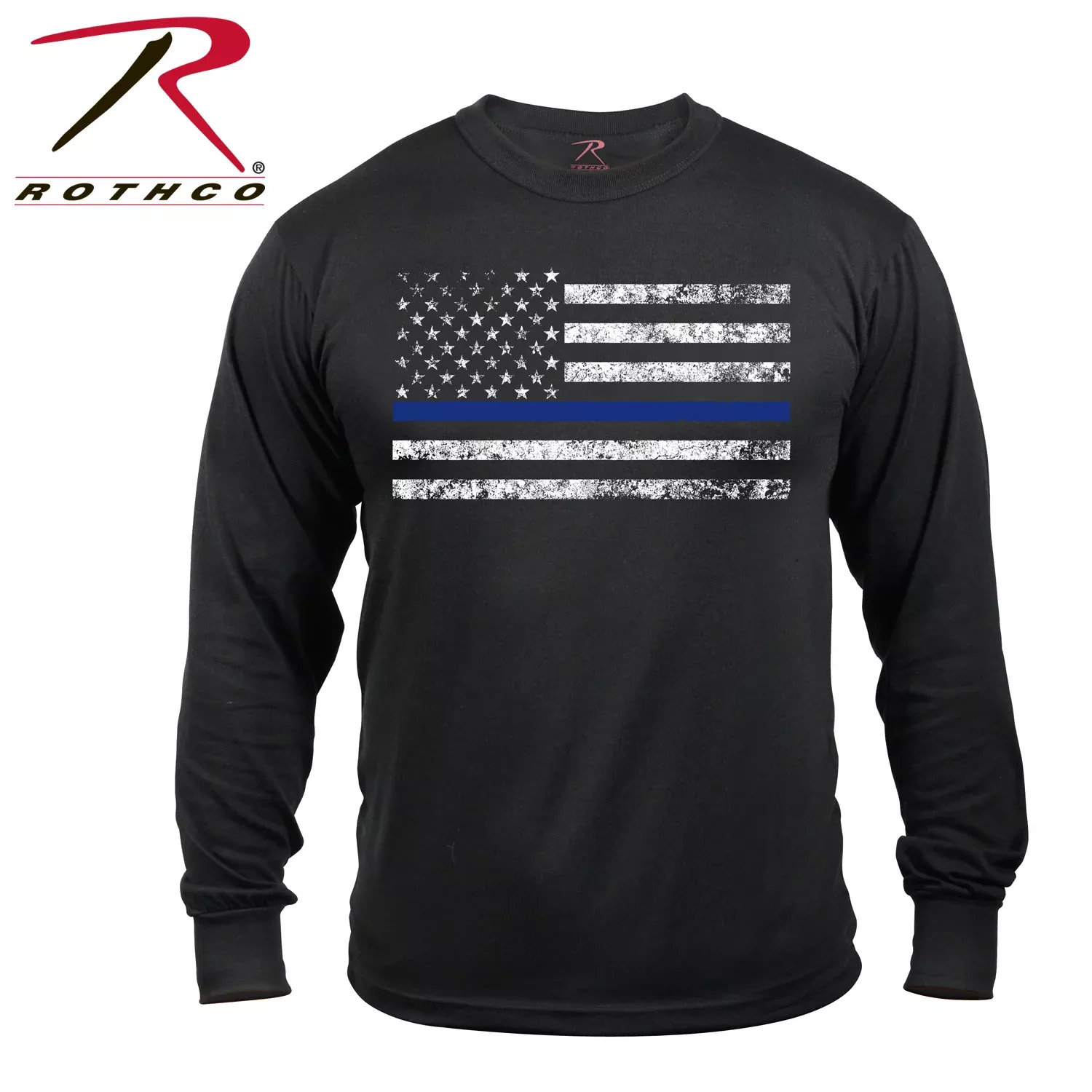 Rothco Thin Blue Line T-Shirt Long Sleeve