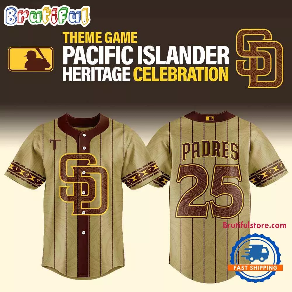 San Diego Padres Pacific Islander Heritage 2025 Baseball Jersey