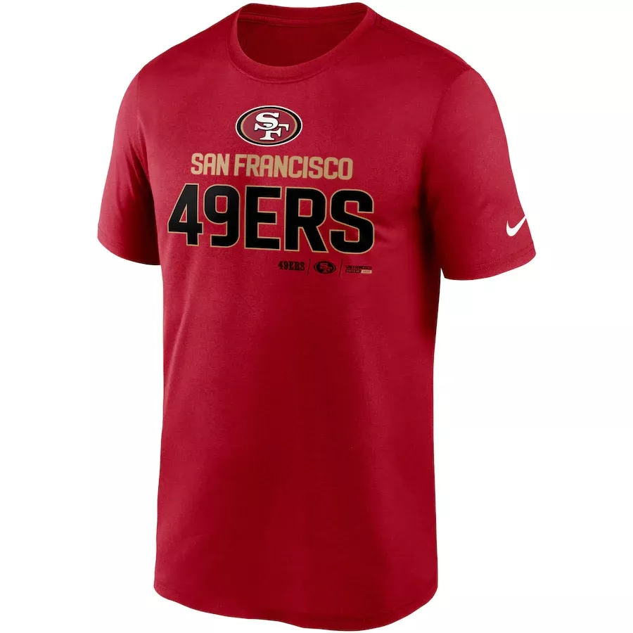 San Francisco 49ers Nike Legend Community Performance T-Shirt – Scarlet