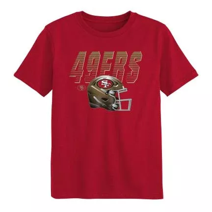 San Francisco 49ers Toddlers Head First Helmet T-Shirt