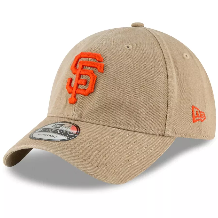 San Francisco Giants New Era Core Classic 2.0 9TWENTY Adjustable Hat – Khaki