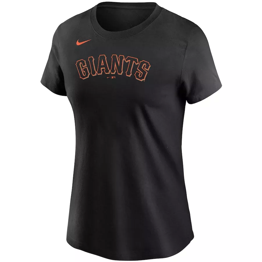 San Francisco Giants Nike Women’s Wordmark T-Shirt – Black
