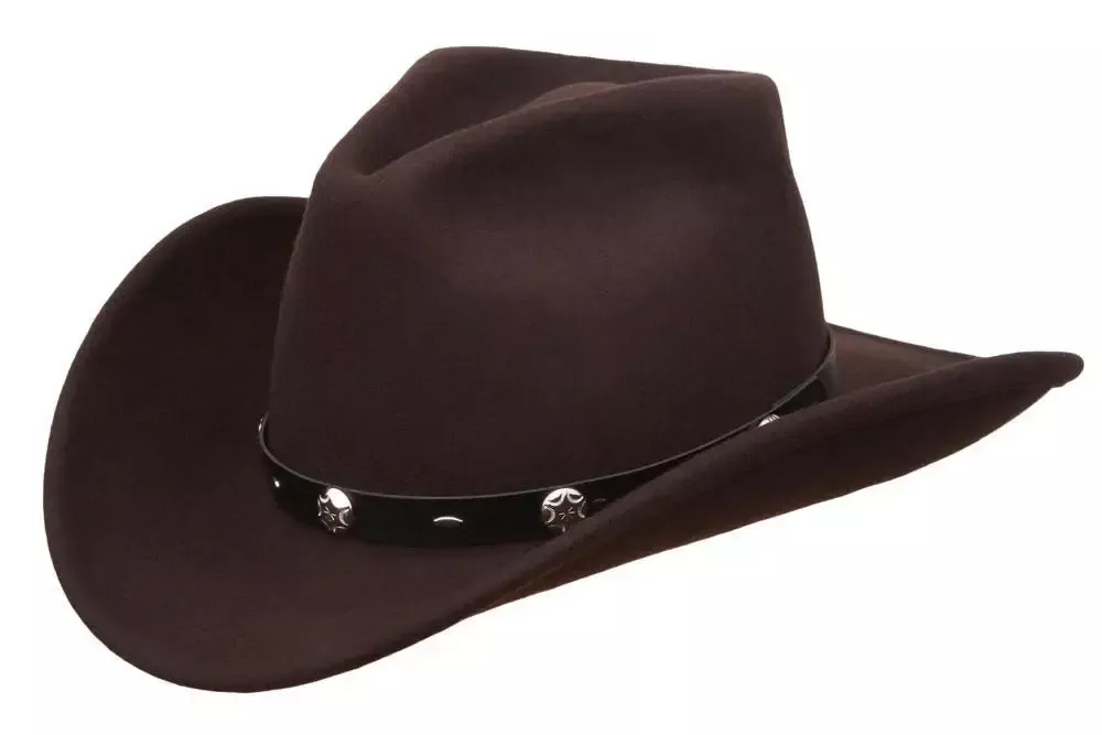 Silverado 100% Crushable Wool 3 1/2 Bend-A-Brim Chocolate