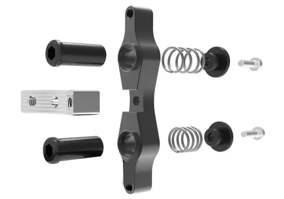 Tamer Double Button X-Wing – Black – BUTTON ONLY