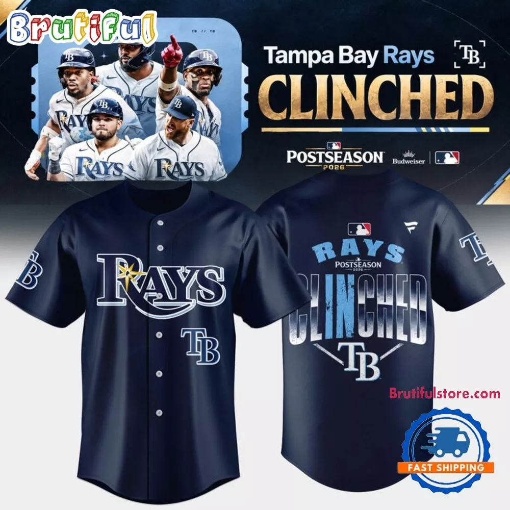 Tampa Bay Rays 2026 Postseason Clinched Baseball Jersey