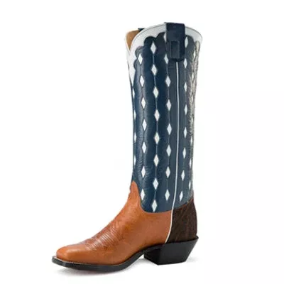 Tan Orly Navy Veal - TT5