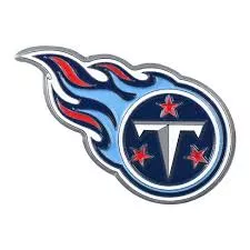 Tennessee Titans – Logo 3″ x 3.2″ Metal Auto Emblem