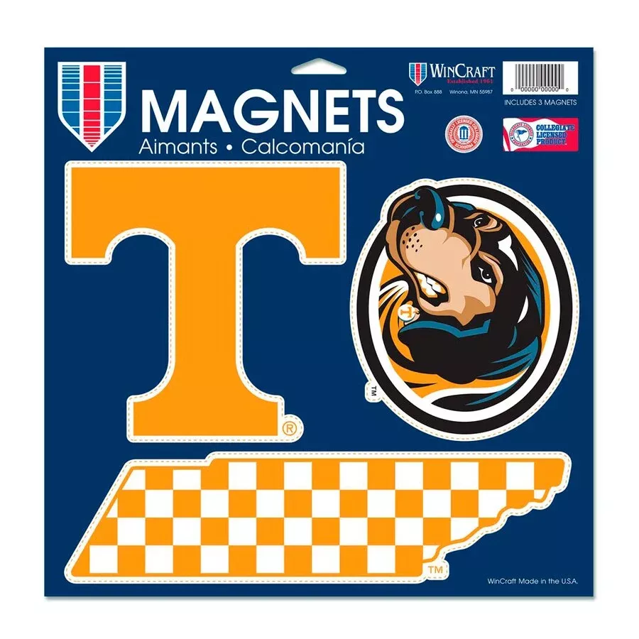 Tennessee Volunteers – 3 pack Car Magnet Set