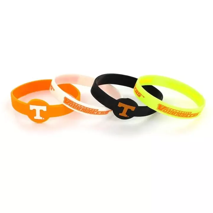 Tennessee Volunteers – NCAA Silicone Bracelets (4 Pack)