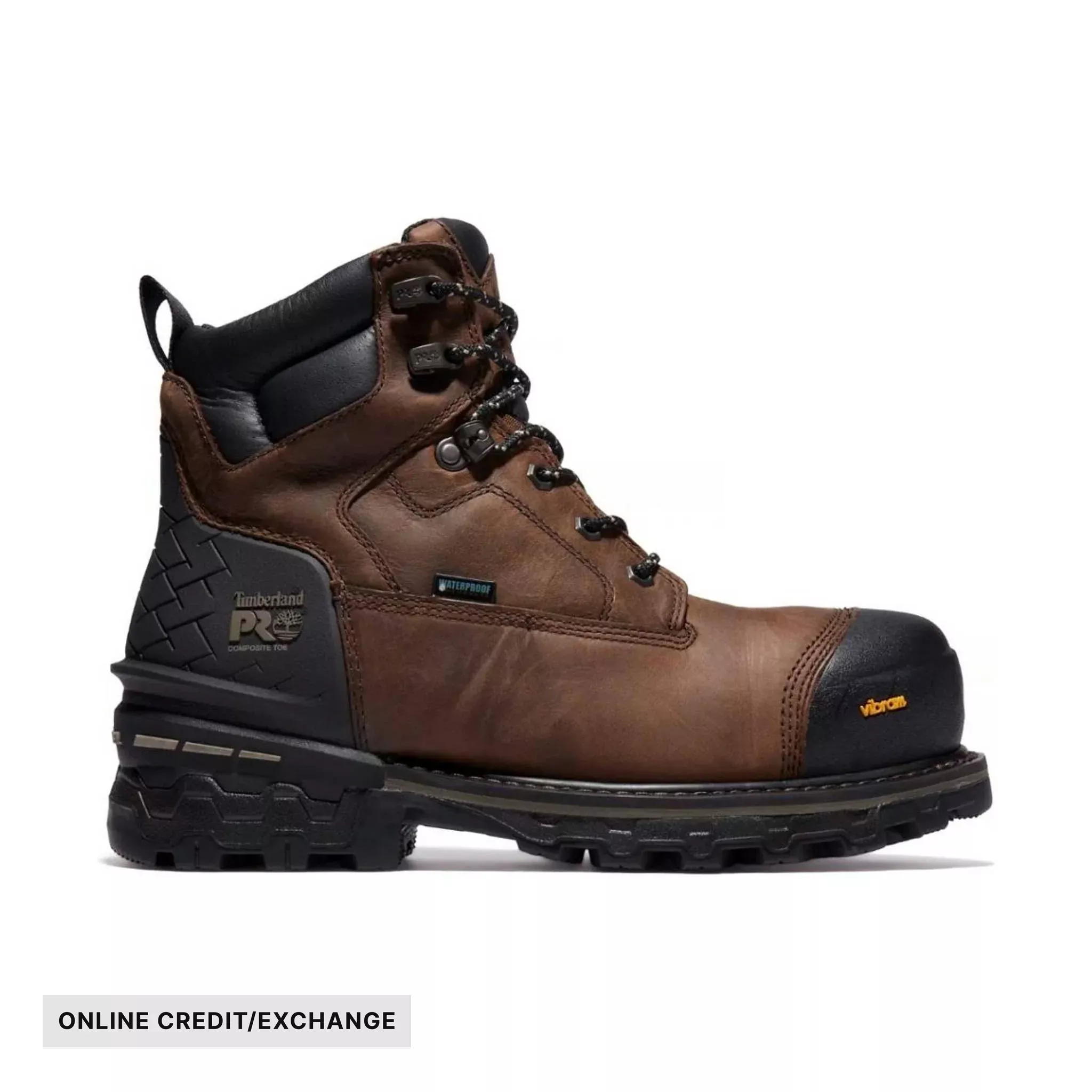Timberland Pro Men’s Boondock HD 6 Inch Composite Toe Work Boot – Brown Full-Grain