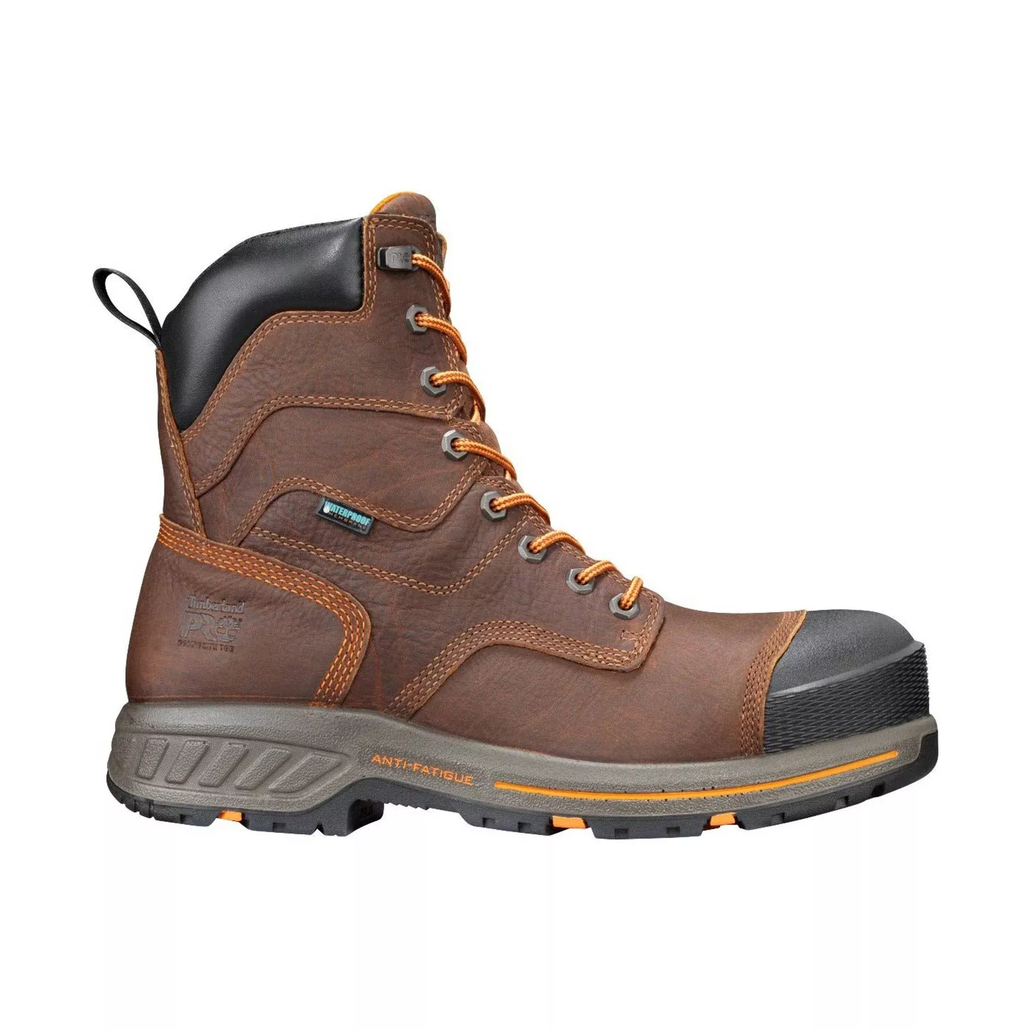 Timberland Pro Men’s Helix HD 8 Inch Waterproof Composite Toe Work Boot – Brown