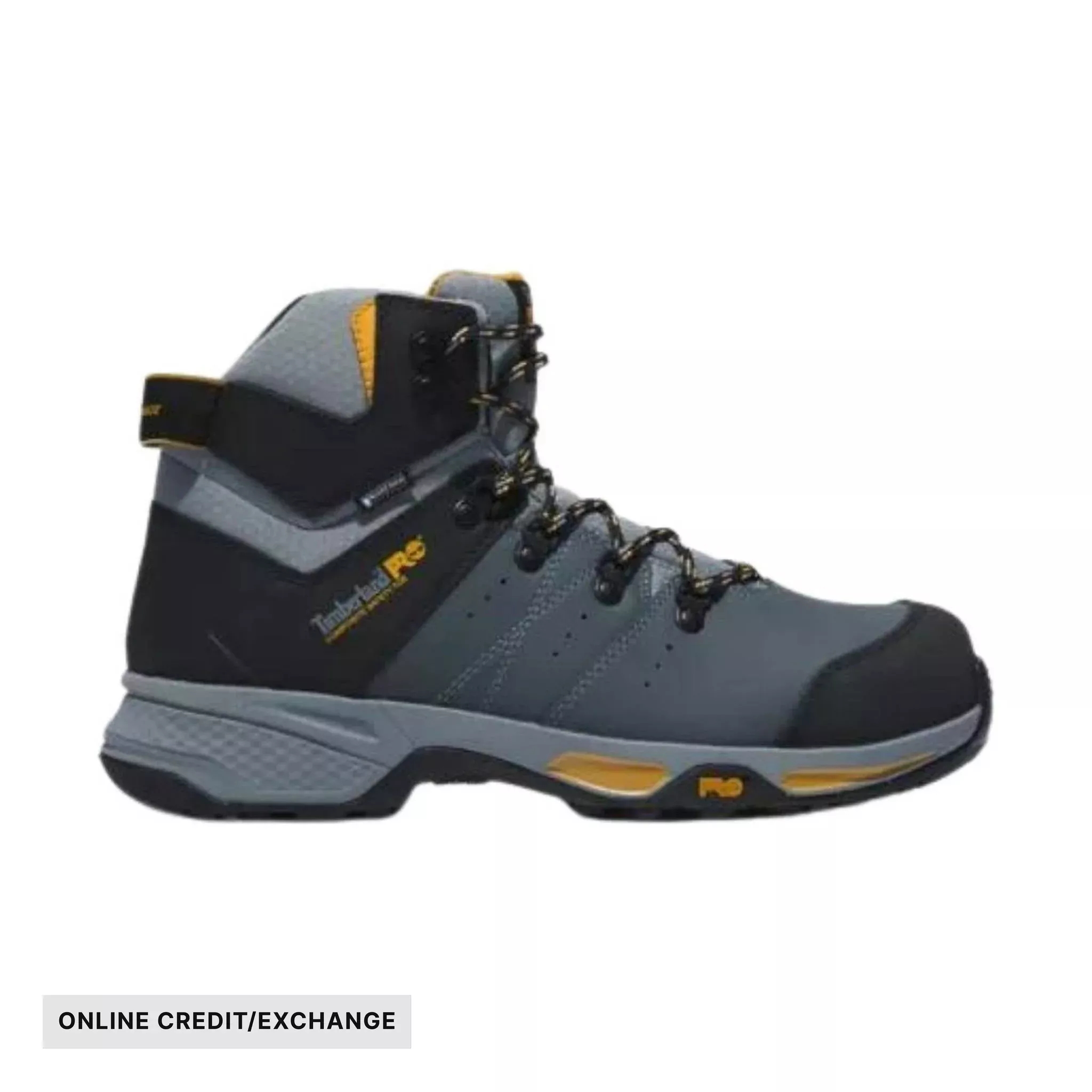 Timberland Pro Men’s Switchback Composite Toe Work Boot – Grey/Yellow
