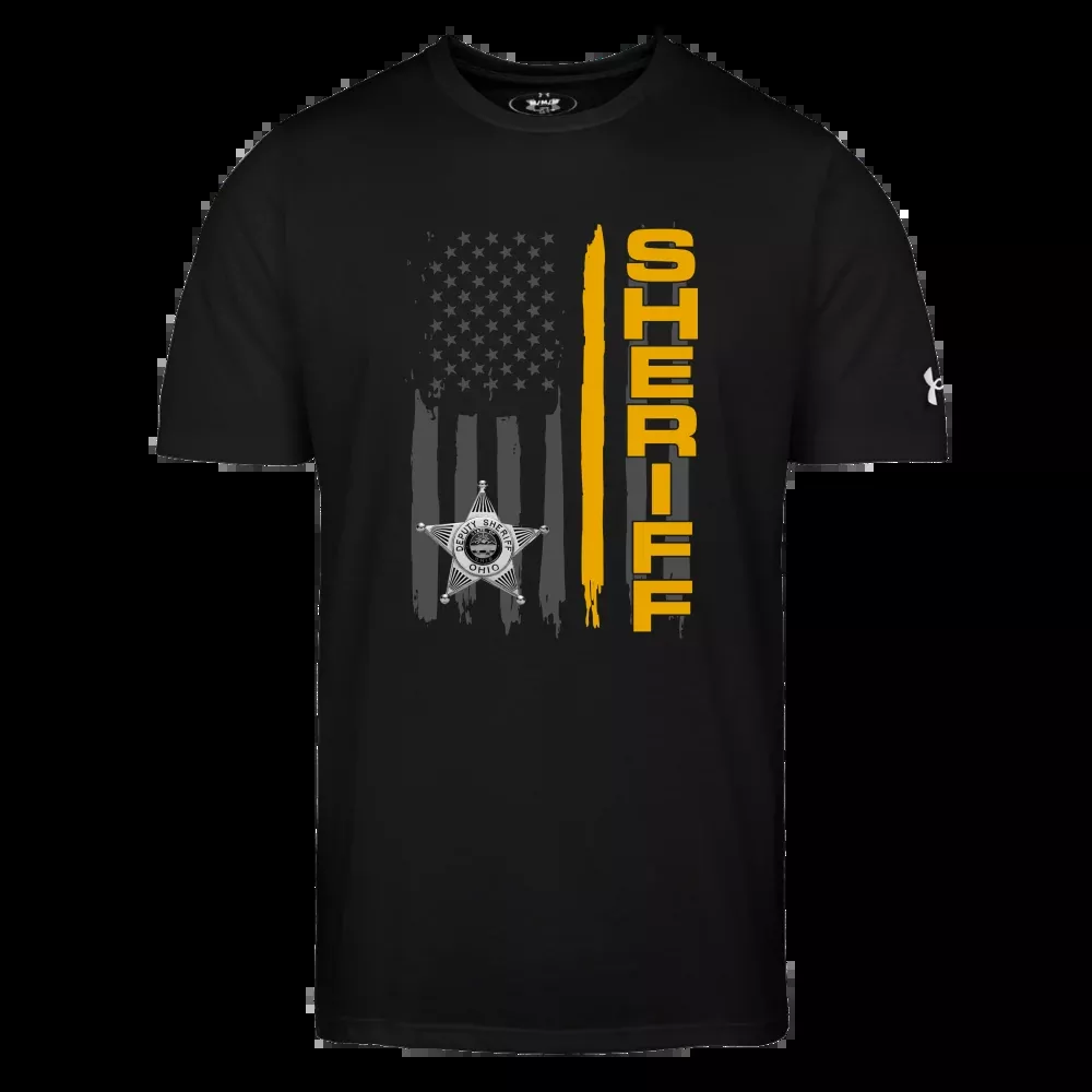 Under Armour Men’s Athletic 2.0 T-Shirt – Ohio Sheriff Vertical Flag