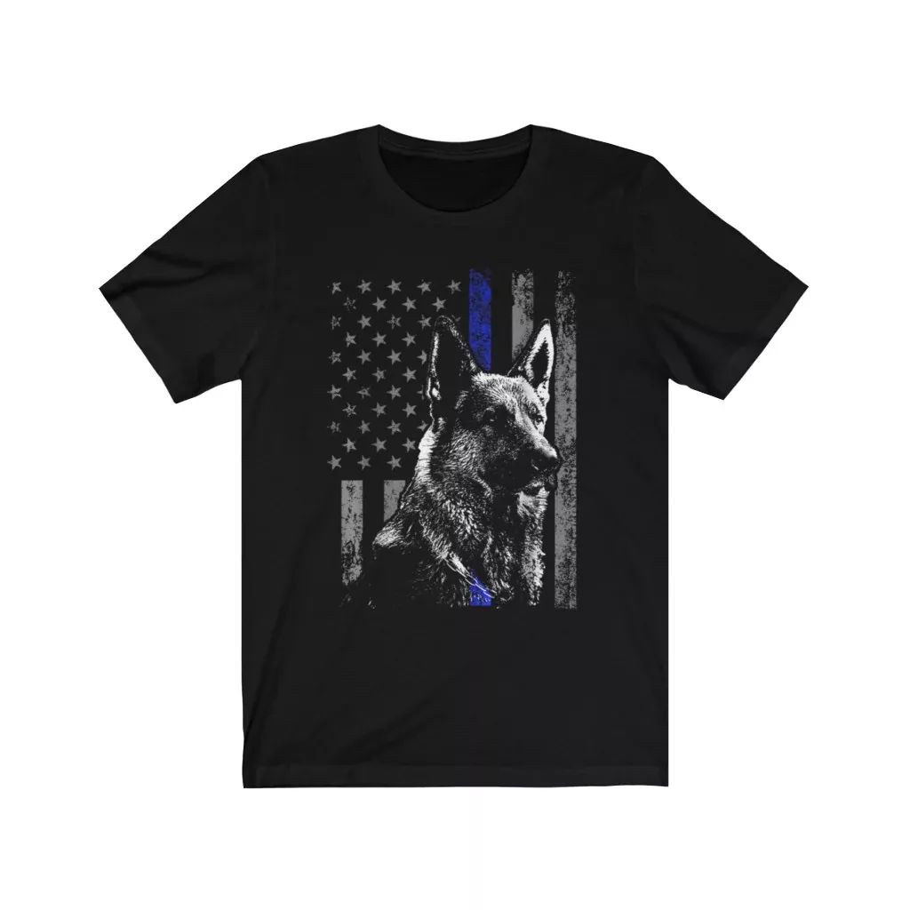 Unisex Jersey Short Sleeve Tee – K-9 Blue Line