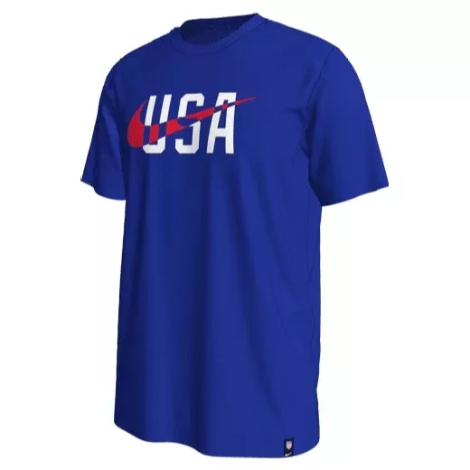 USMNT Nike ’22 World Cup Swoosh T-Shirt – Blue