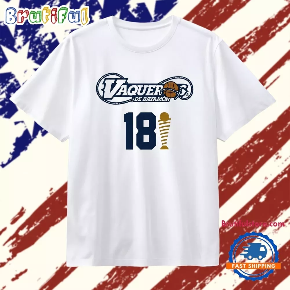 Vaqueros de Bayamon 18 Championship BSN T Shirt