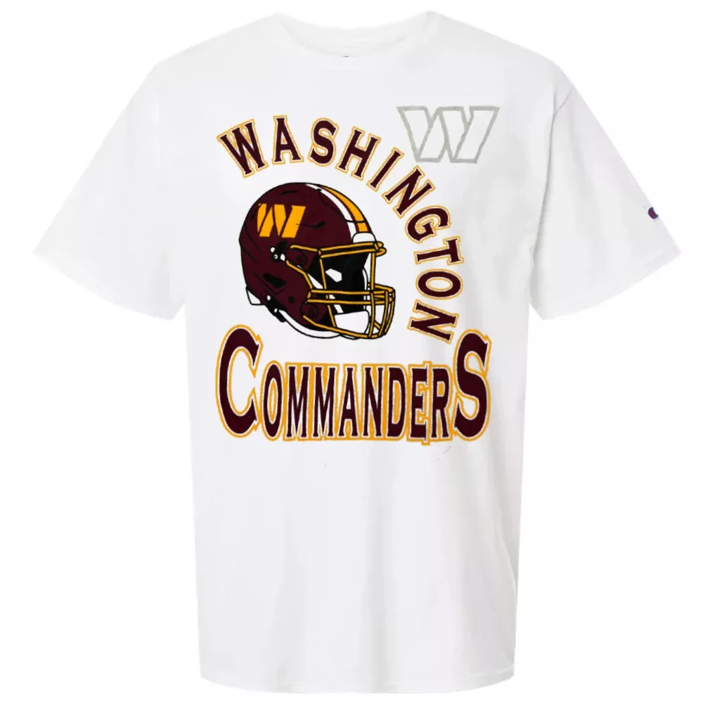 Washington Commanders – NFL Football Helmet Logo Short Sleeve T-Shirt