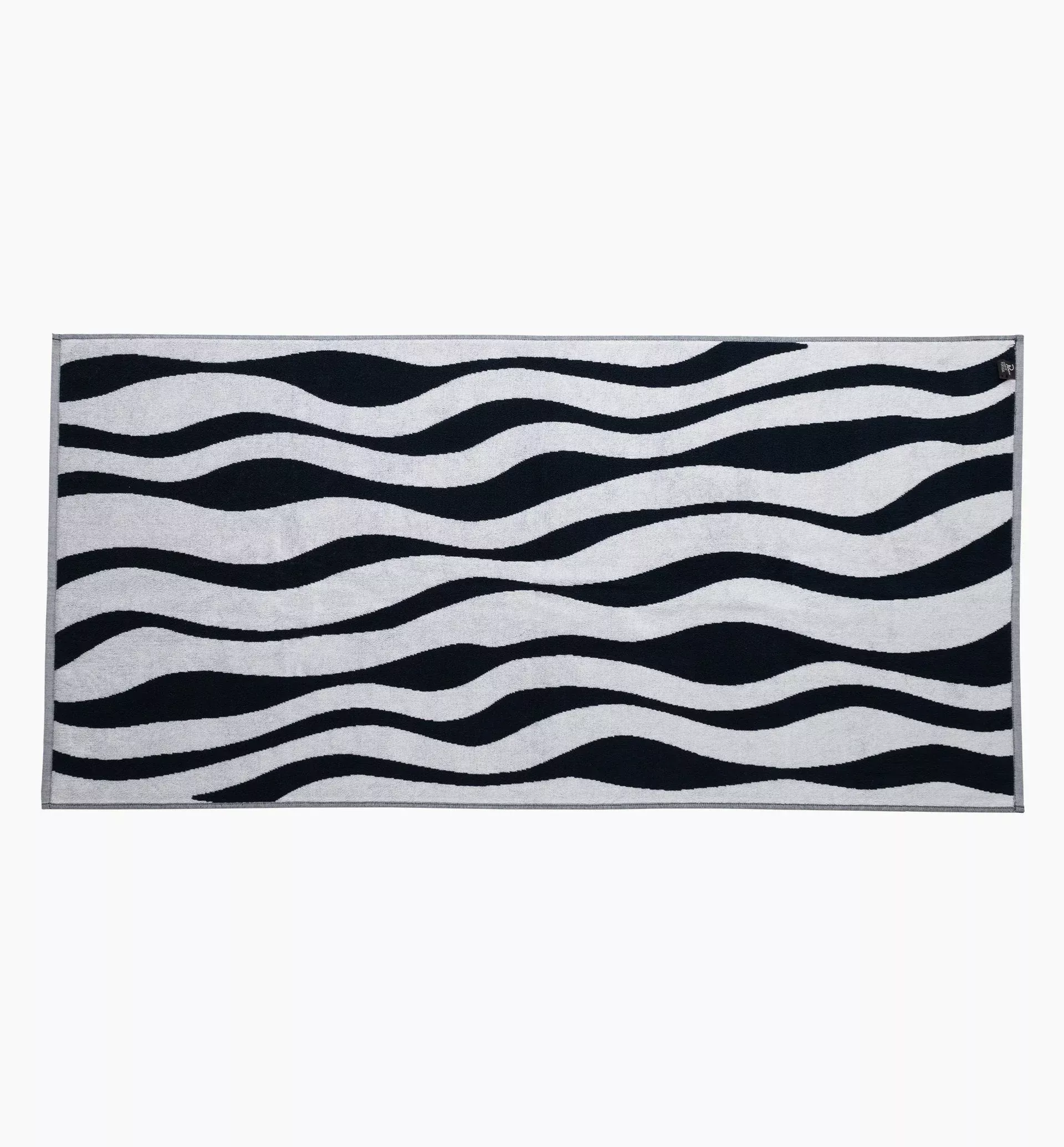 Waves of the Navy Bath Towel set of 2
