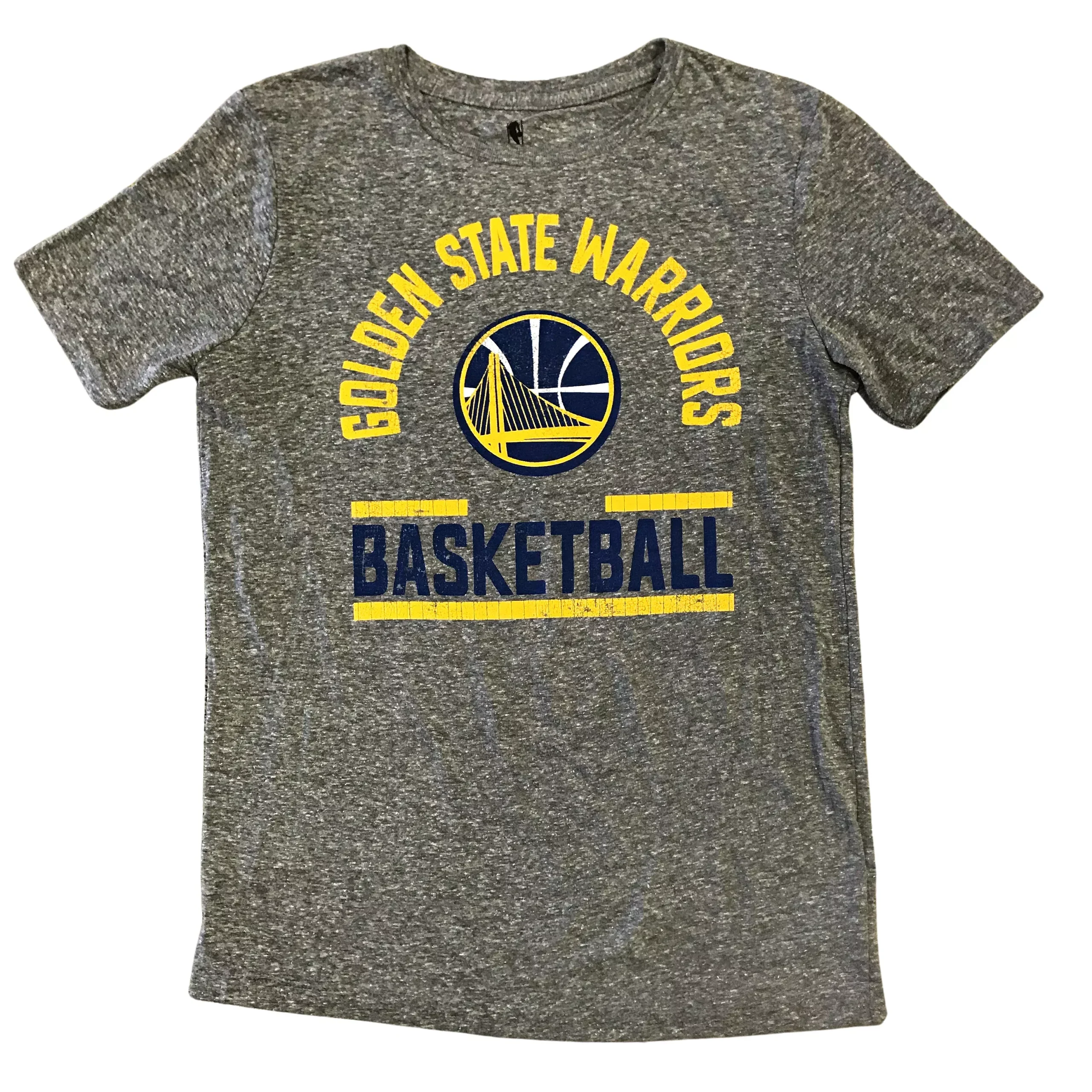 Youth NBA Golden State Warriors Heather Grey T Shirt