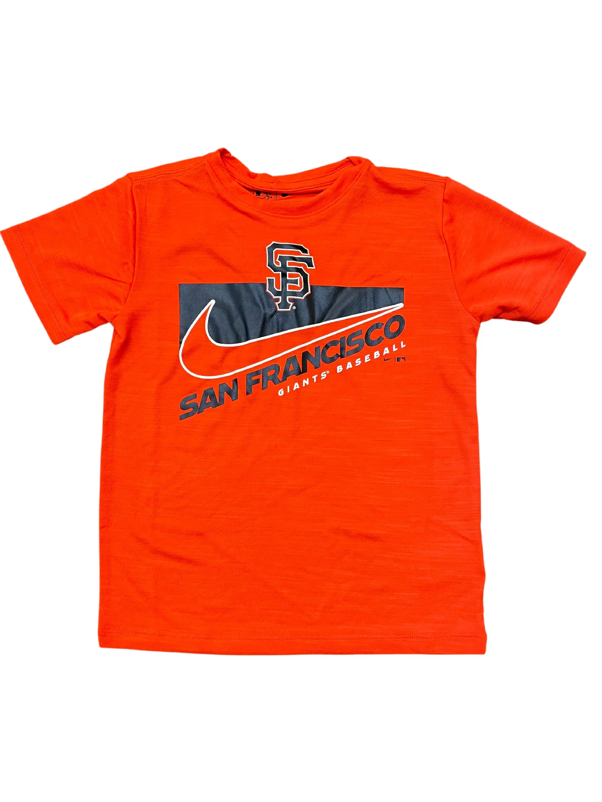 Youth San Francisco Giants Poly Swoosh Town T-Shirt – Orange