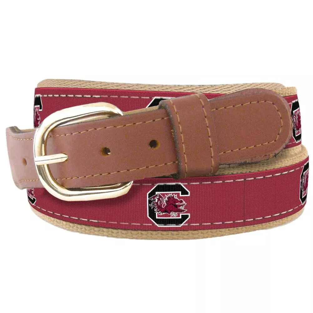 Zep-Pro USC Gamecocks Men’s Collegiate Woven Ribbon Belt